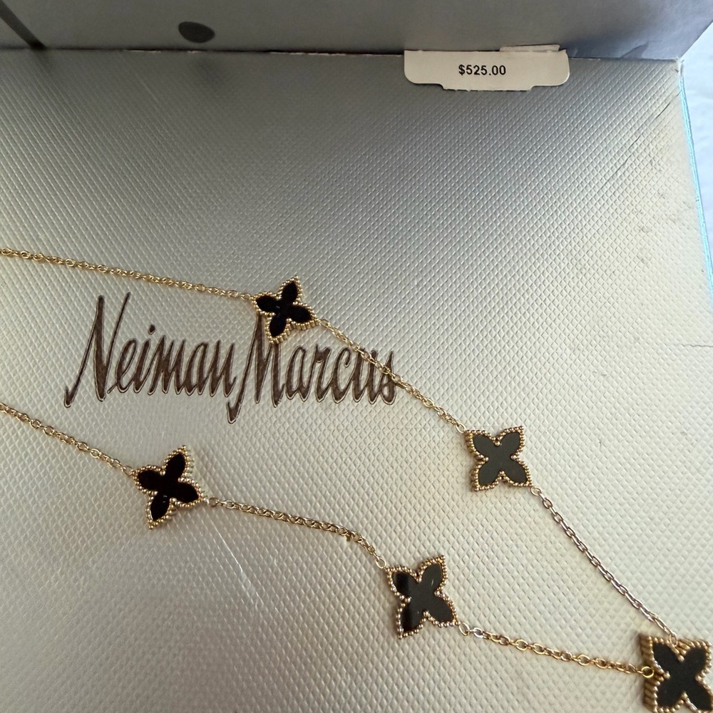 Venetian Princess Clover Necklace 18k